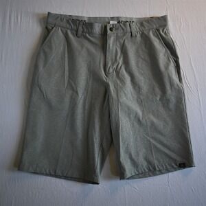 adidas 34x10.5" Gray Print Ultimate 365‎ Stretch Performance Mens Shorts